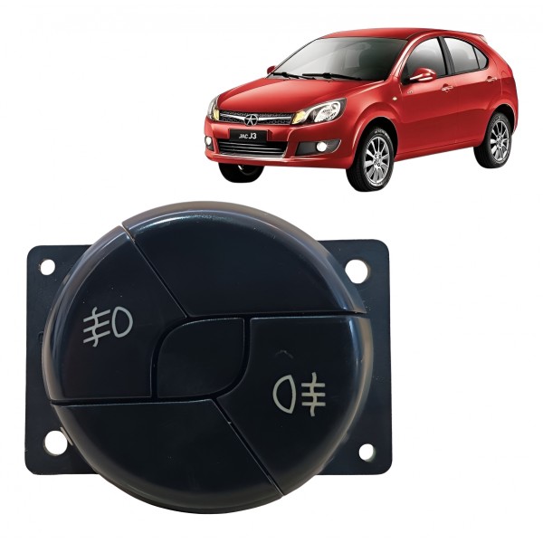 Botão Comando Luz Farol Milha Jac J3 2011 2012 2013 2014