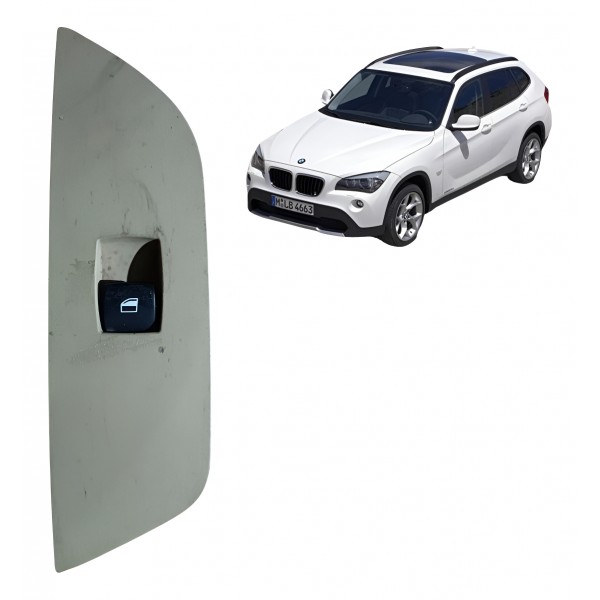 Moldura Botão Vidro Traseiro Esquerdo Bmw X1 2010 2011 2014