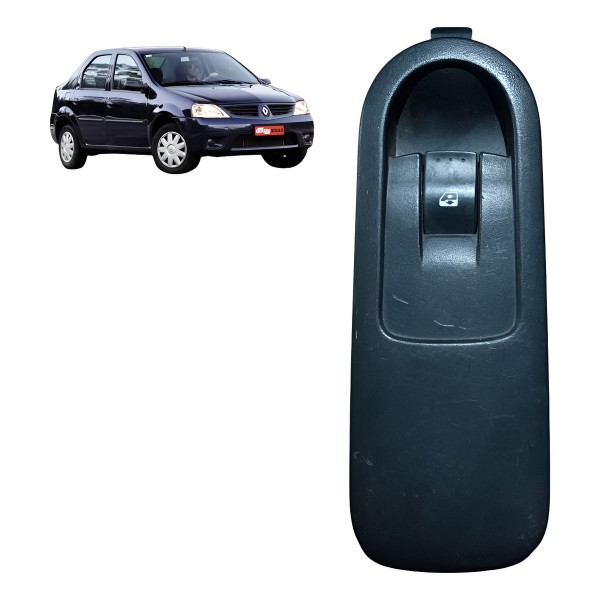 Moldura Botão Vidro Elétrico Renault Sandero Duster Direito