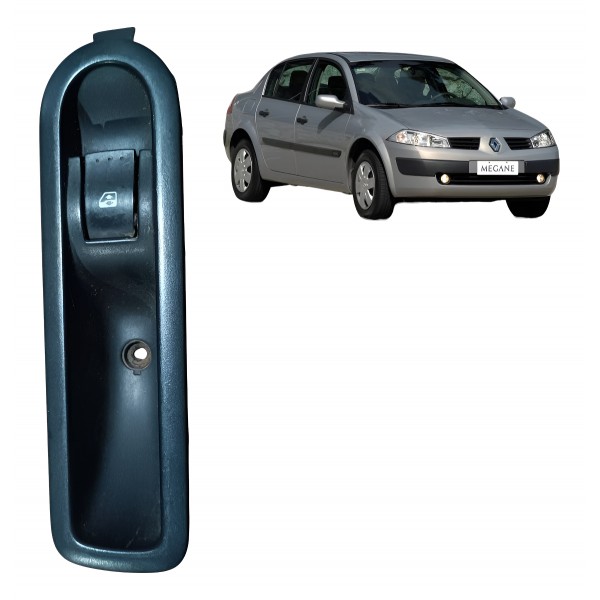 Botão Vidro Renault Megane Traseiro Direito 2006 A 2013