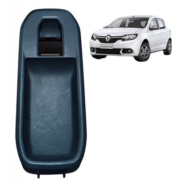 Moldura Botão Vidro Diant. Direito Logan Sandero 2016 A 2023