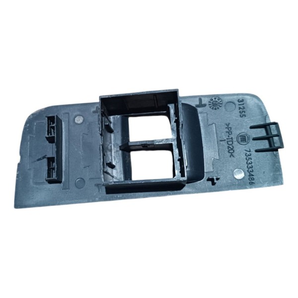 Moldura Botão Duplo Vidro Fiat Palio Siena Strada 2004-2015