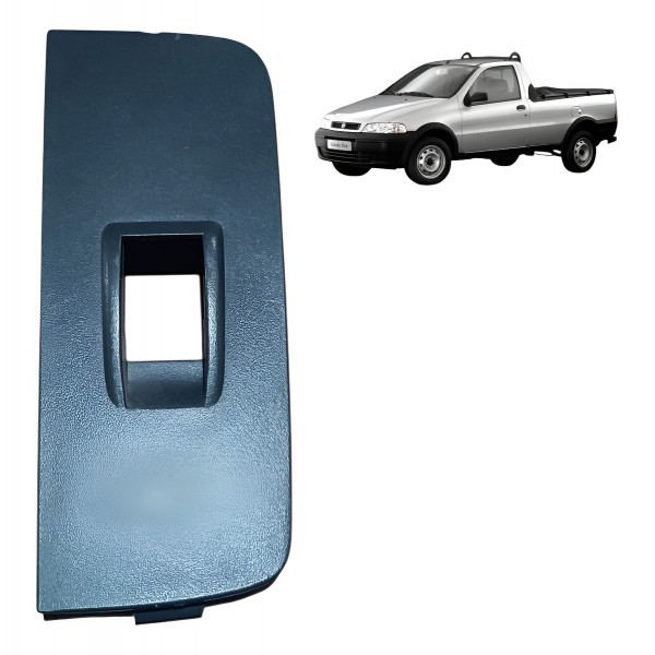 Moldura Botão Vidro Diant. Direito Palio Strada 2004 A 2012