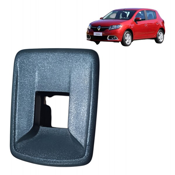 Moldura Botão Vidro Dianteiro Direit Logan Sandero 2014/2024