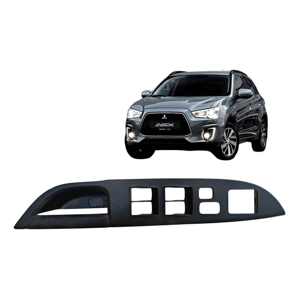 Moldura Botão Vidro Dianteiro Esq Mitsubishi Asx 2015 A 2018