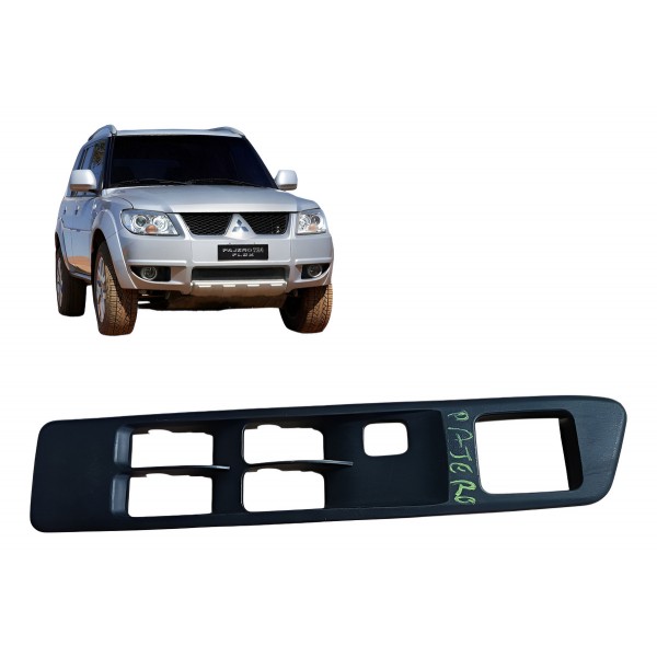 Moldura Botão Vidro Diant. Esquerdo Pajero Tr4 2010 A 2015