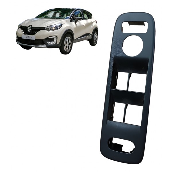 Moldura Comando Botão Dianteiro Esquerdo Captur 2017 A 2020