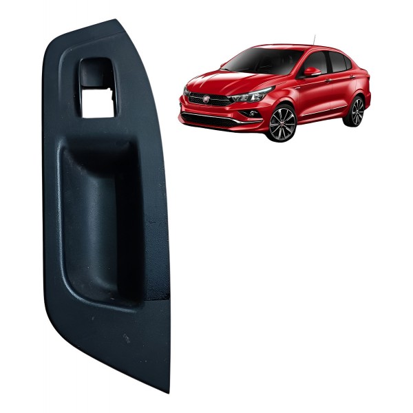 Moldura Botão Vidro D. Direito Fiat Cronos Argo 2017 A 2020