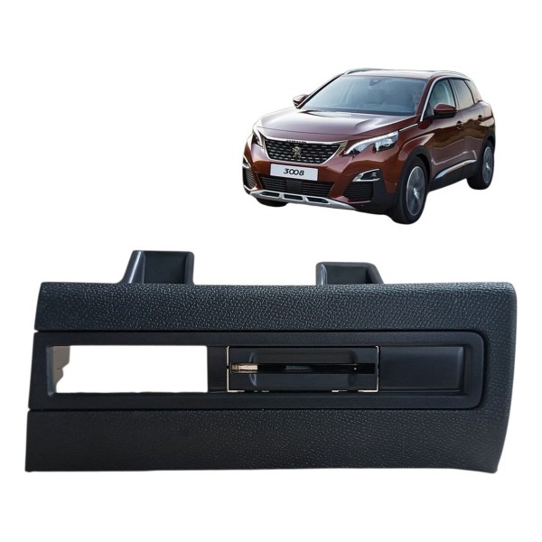 Moldura Comando Leitor Botão Peugeot 3008 2018 2019 2020