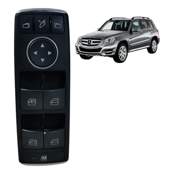 Comando Botão Vidro Mercedes C180 C200 Glk300 2007/2017