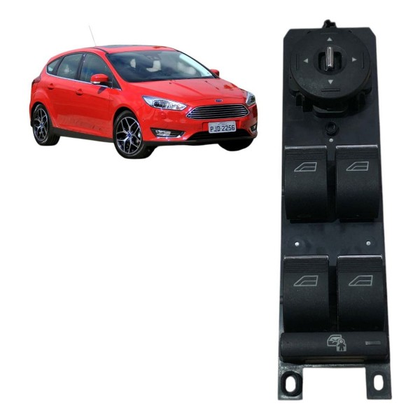 Botão Vidro Dianteiro Esquerdo Focus 2014 2015 2016 2018