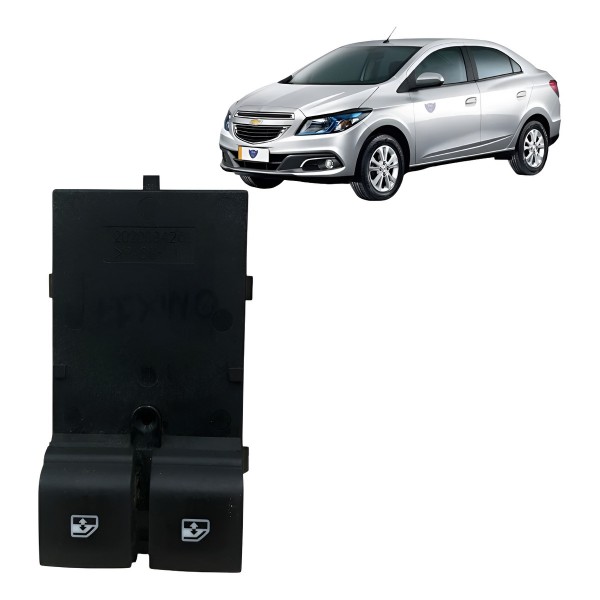 Botão Vidro Elétrico Duplo Esq Gm Cobalt Onix Prisma Spin