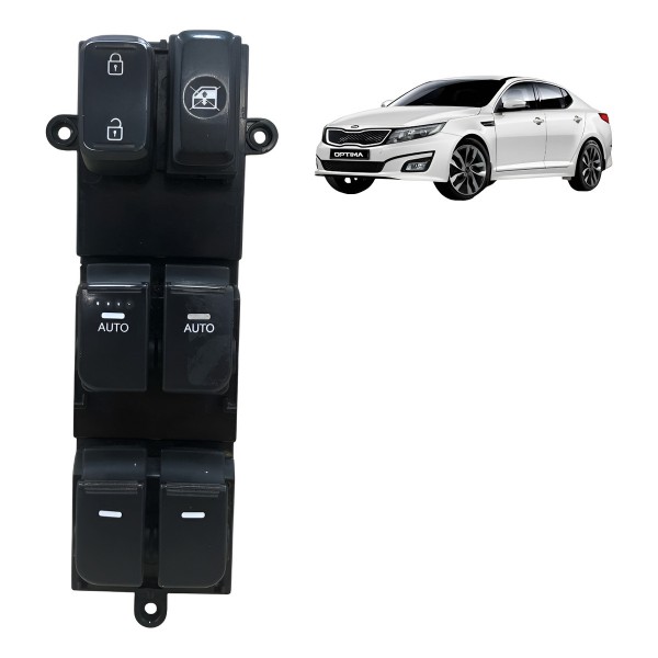 Botão Comando Vidro Diant Esquerda Kia Optima 2013 2014 2015