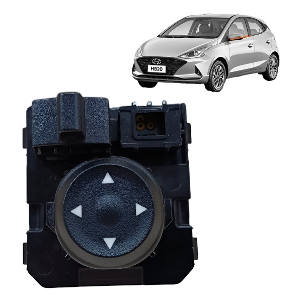 Botão Comando Retrovisor Elétrico Hyundai Hb20 2020 2022