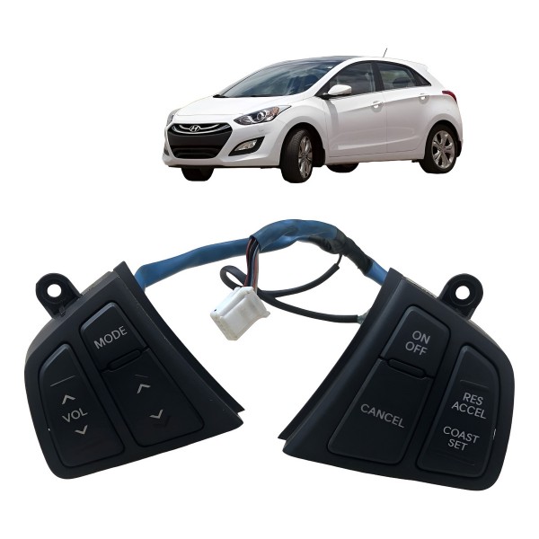 Par Botão Comando Volante Hyundai I30 2009 2010 2011 2012