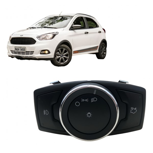 Botão Chave Farol Luz Mala Ford Ka 1.0 2015 2016 A 2020