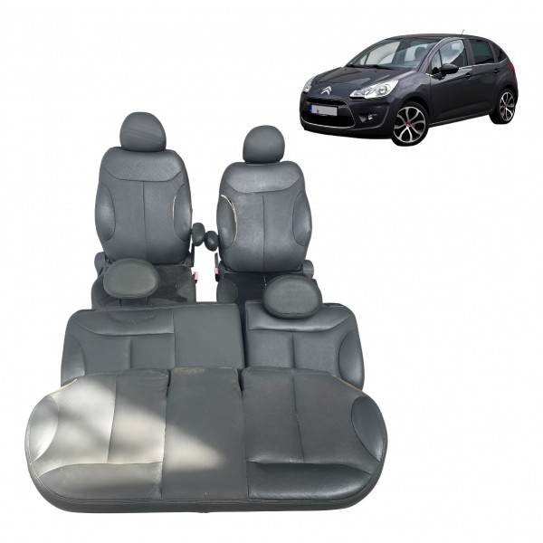 Jogo Banco Citroen C3 Detalhe 2007 2008 2009 2010 2011 2012