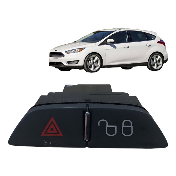Botão Pisca Alerta Trava Portas Focus 2014 2015 2016 2017