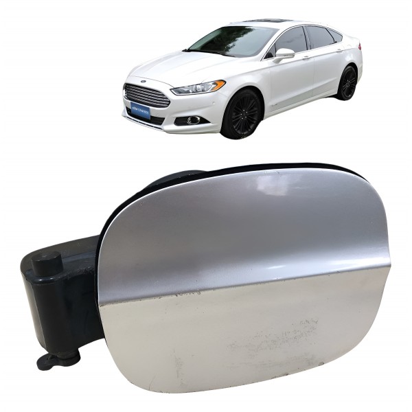 Portinhola Tampa Tanque Ford Fusion 2013 2014 2017 Original Prateado