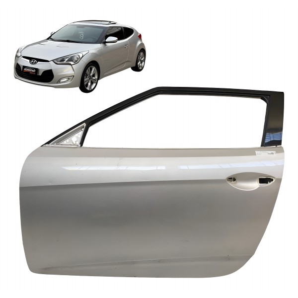 Porta Dianteira Esquerda Hyundai Veloster 2011 2012 A 2014 Dianteira Esquerda Prateado