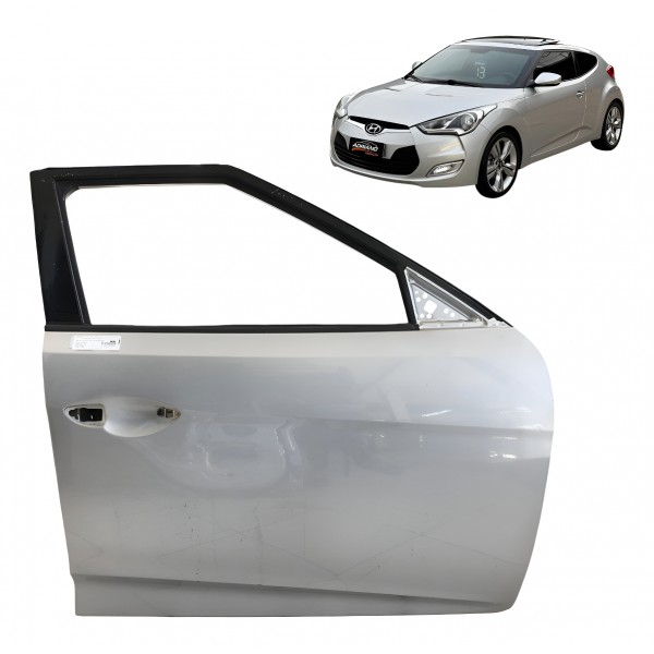 Porta Dianteira Direita Hyundai Veloster 2011 2012 A 2014 Dianteira Direita Prateado