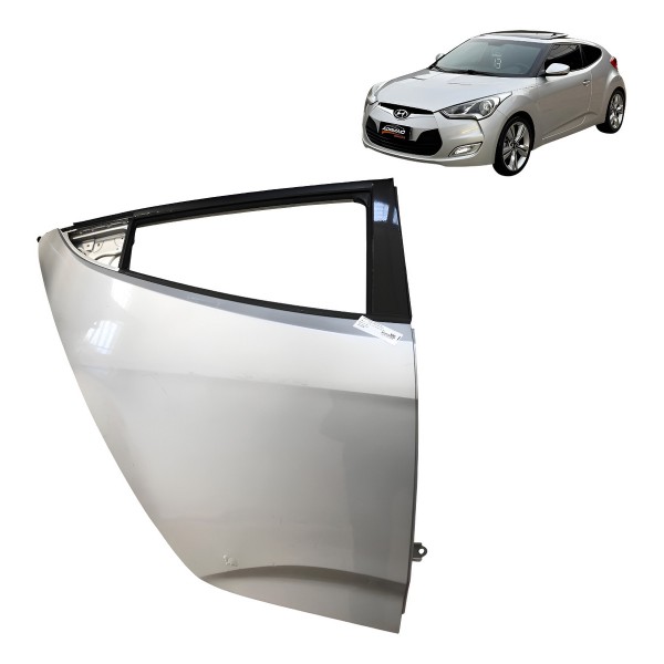 Porta Traseira Direita Hyundai Veloster 2011 2012 A 2014 Traseira Direita Prateado