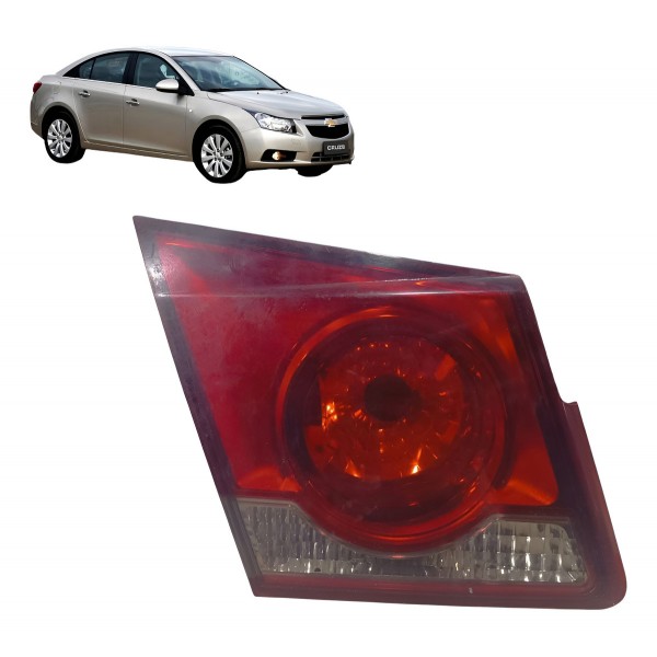 Lanterna Esquerda Cruze Sedan 2012 2013 2016 Aplique Tampa Esquerdo/motorista Vermelho