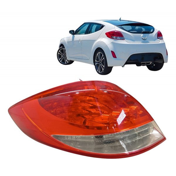 Lanterna Esquerda Hyundai Veloster 2011 2012 2013 Original Esquerdo/motorista Vermelho