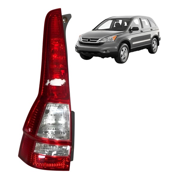 Lanterna Esquerda Honda Crv 2007 2008 2009 2010 Original Direito/passageiro Vermelho
