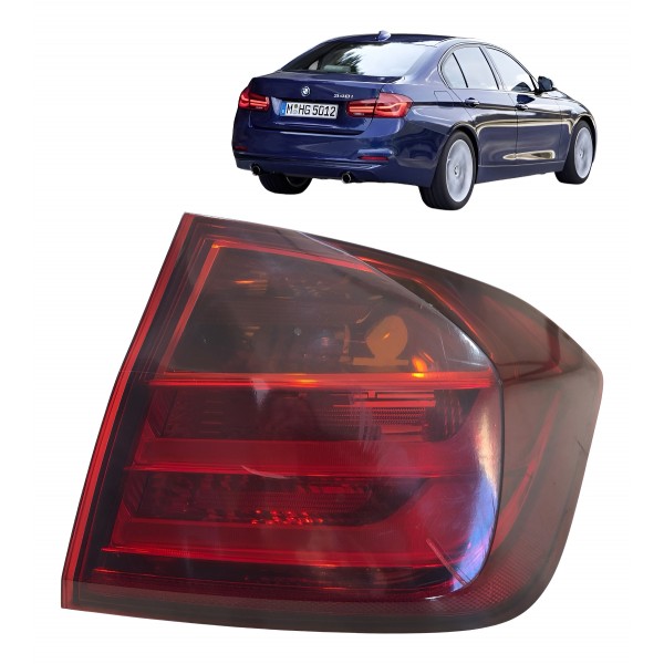 Lanterna Direita Bmw 320i 328i 2013 2014 2015 2016 Original Direito/passageiro Vermelho