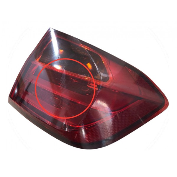 Lanterna Direita Bmw 320i 328i 2013 2014 2015 2016 Original Direito/passageiro Vermelho