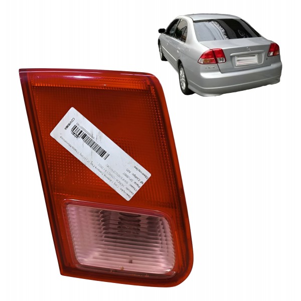Lanterna Esquerda Civic 2001 2002 2006 Aplique Tampa Trás Esquerdo/motorista Rosa