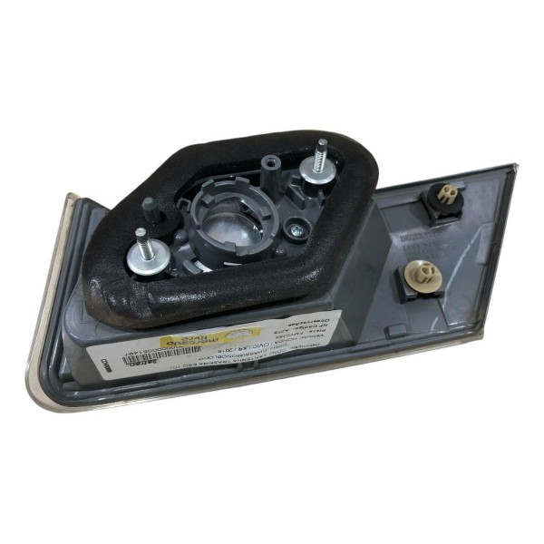 Lanterna Esquerda Civic G9 2012 2013 2016 Aplique Tampa Trás Esquerdo/motorista Cinza