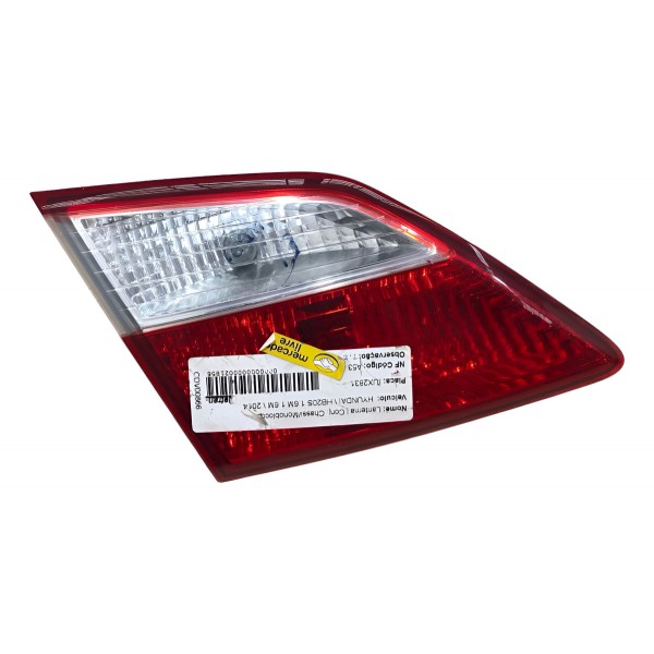 Lanterna Esquerda Hb20 Sedan 2014 2015 2016 Aplique Tampa Esquerdo/motorista Vermelho