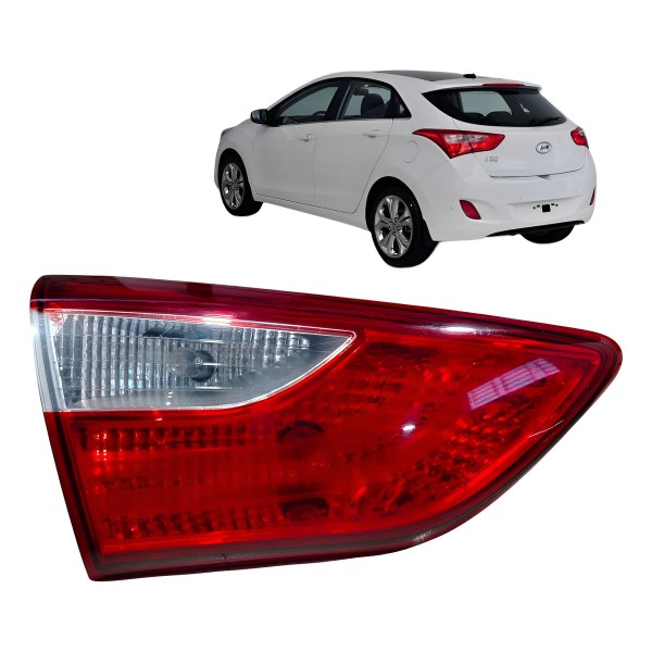 Lanterna Esquerda Hyundai I30 2013 2014 2015 Aplique Tampa Esquerdo/motorista Vermelho