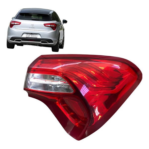 Lanterna Direita Led Citroen Ds5 2012 2013 2015 Original Direito/passageiro Vermelho