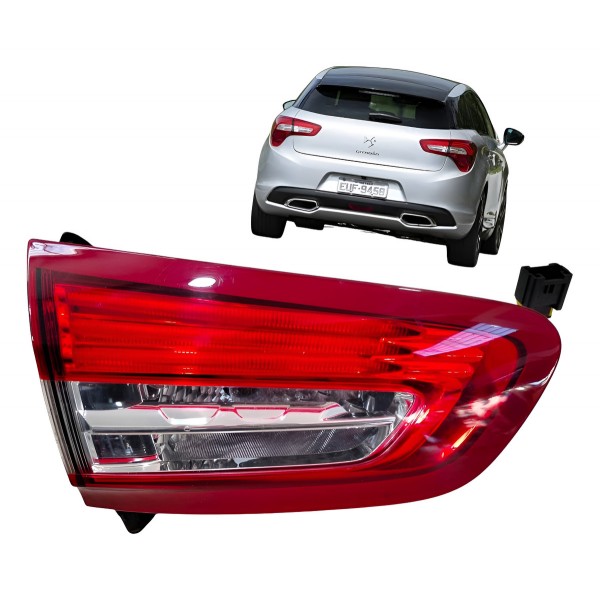 Lanterna Esquerda Citroen Ds5 2013 2014 2016 Aplique Tampa Esquerdo/motorista Vermelho