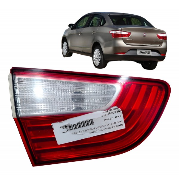 Lanterna Esquerda Gran Siena 2014 2018 2020 Aplique Tampa Esquerdo/motorista Vermelho