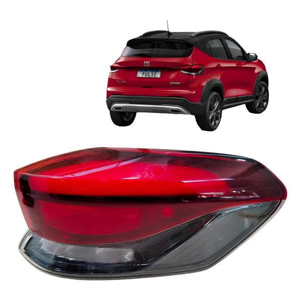 Lanterna Direita Fiat Pulse 2021 2022 2023 Original Direito/passageiro Vermelho