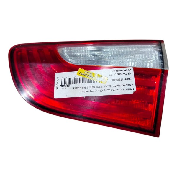 Lanterna Direita Gran Siena 2012 2014 2018 Aplique Tampa Direito/passageiro Vermelho