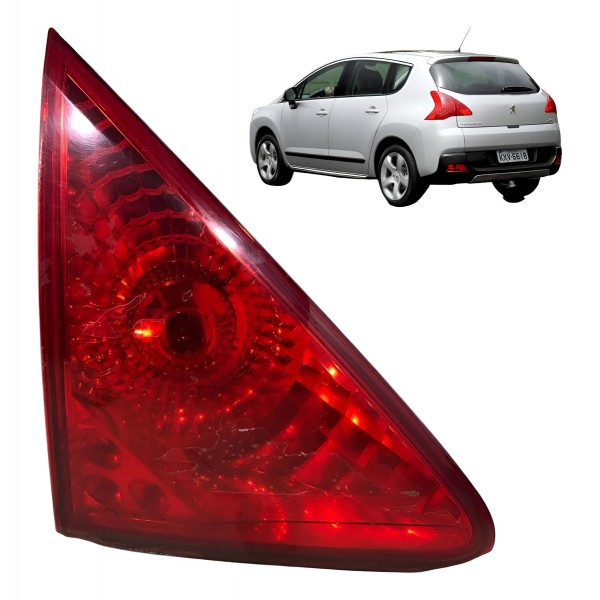 Lanterna Esquerda Peugeot 3008 2011 2013 2016 Aplique Tampa Esquerdo/motorista Vermelho