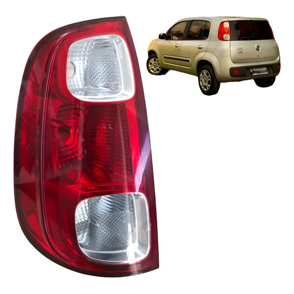 Lanterna Esquerda Fiat Uno Vivace 2010 2012 2015 Original Esquerdo/motorista Vermelho