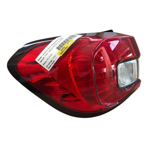 Lanterna Esquerda Fiat Argo 2017 2018 2019 2020 Original Esquerdo/motorista Vermelho