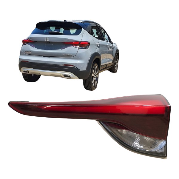 Lanterna Direita Fiat Pulse 2021 2022 2023 Aplique Tampa Direito/passageiro Vermelho