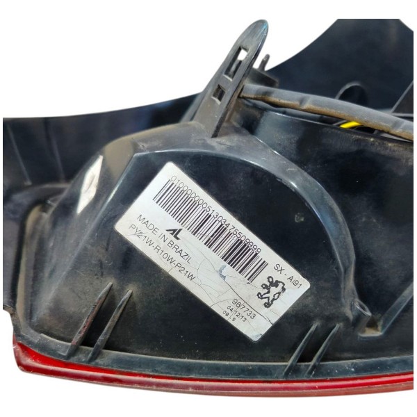 Lanterna Esquerda Peugeot 208 Griffe 2013 2015 2016 Original Esquerdo/motorista Vermelho