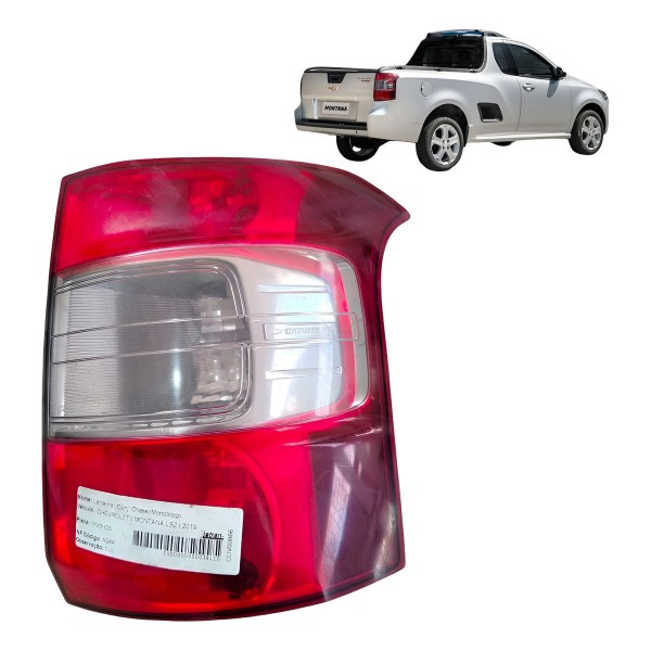 Lanterna Direita Gm Montana 2011 2013 2015 2017 Original Direito/passageiro Vermelho