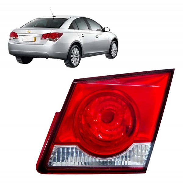 Lanterna Direita Cruze Sedan 2011 2014 2016 Aplique Tampa Direito/passageiro Vermelho
