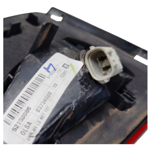 Lanterna Direita Spin Premier 2019 2020 2023 Aplique Tampa Vermelho Direito/passageiro