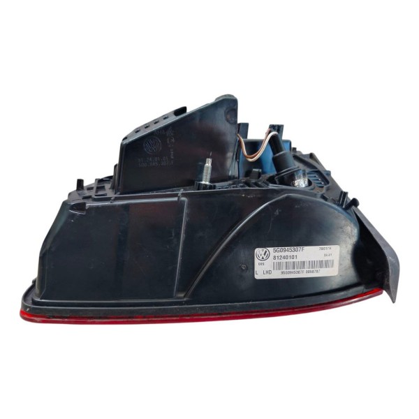 Lanterna Esquerda Vw Golf 2014 2016 2015 2018 Aplique Tampa Esquerdo/motorista Vermelho