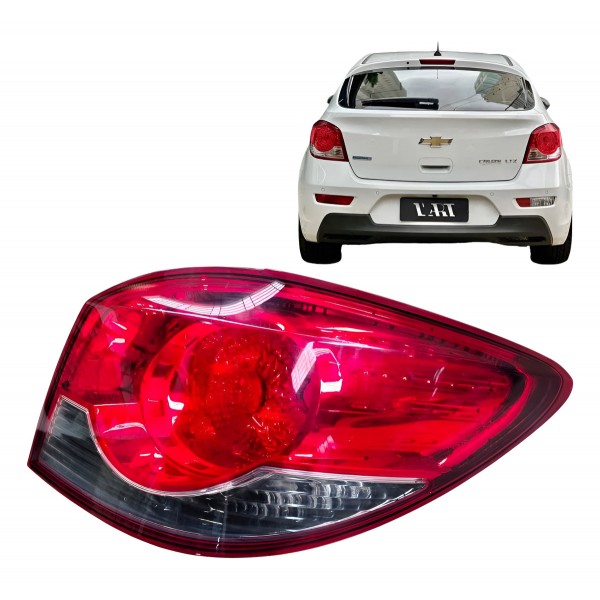 Lanterna Traseira Direita Gm Cruze Hatch 2012 2013 2014 2016 Direito/passageiro Vermelho